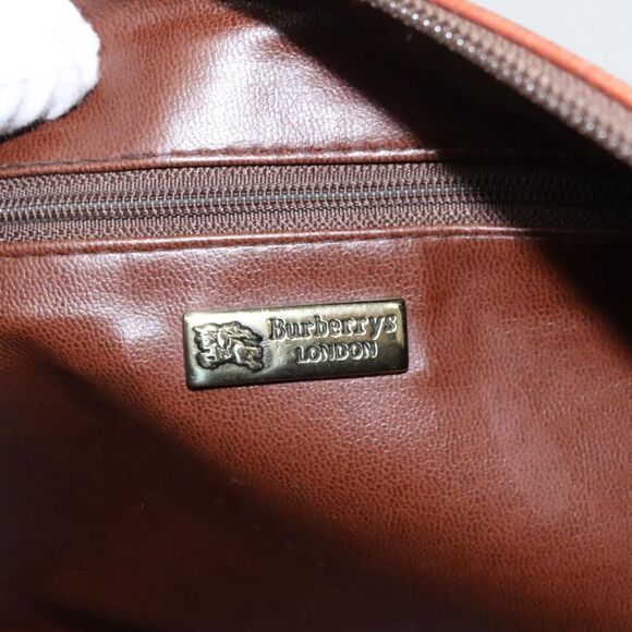 Burberry Nova Check Beige Canvas Handbag (Pre-Owned) - Picture 9 of 16